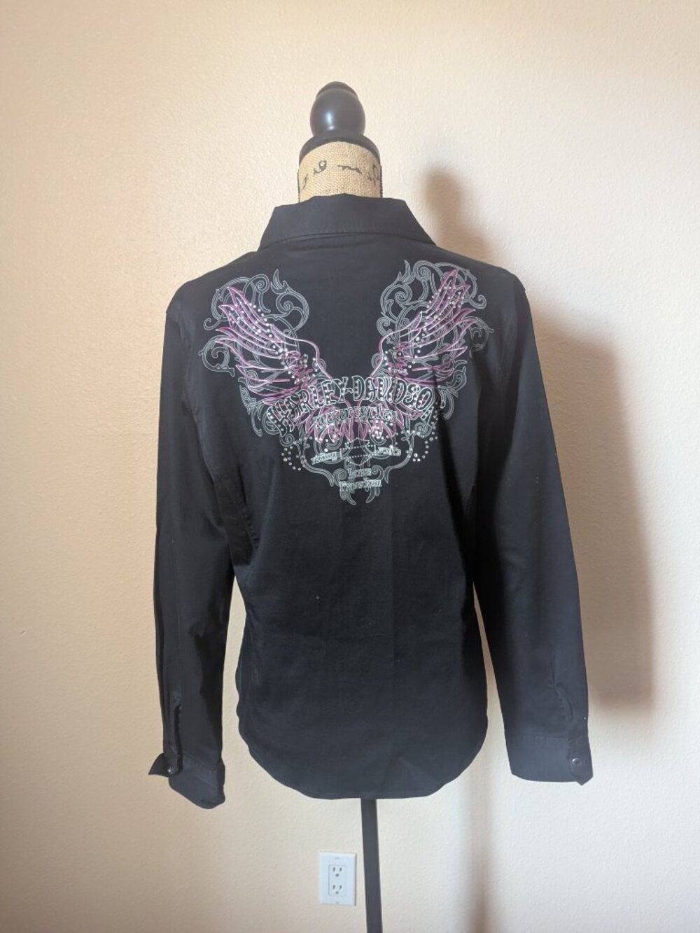 Harley Davidson button down - Picture 2 of 2